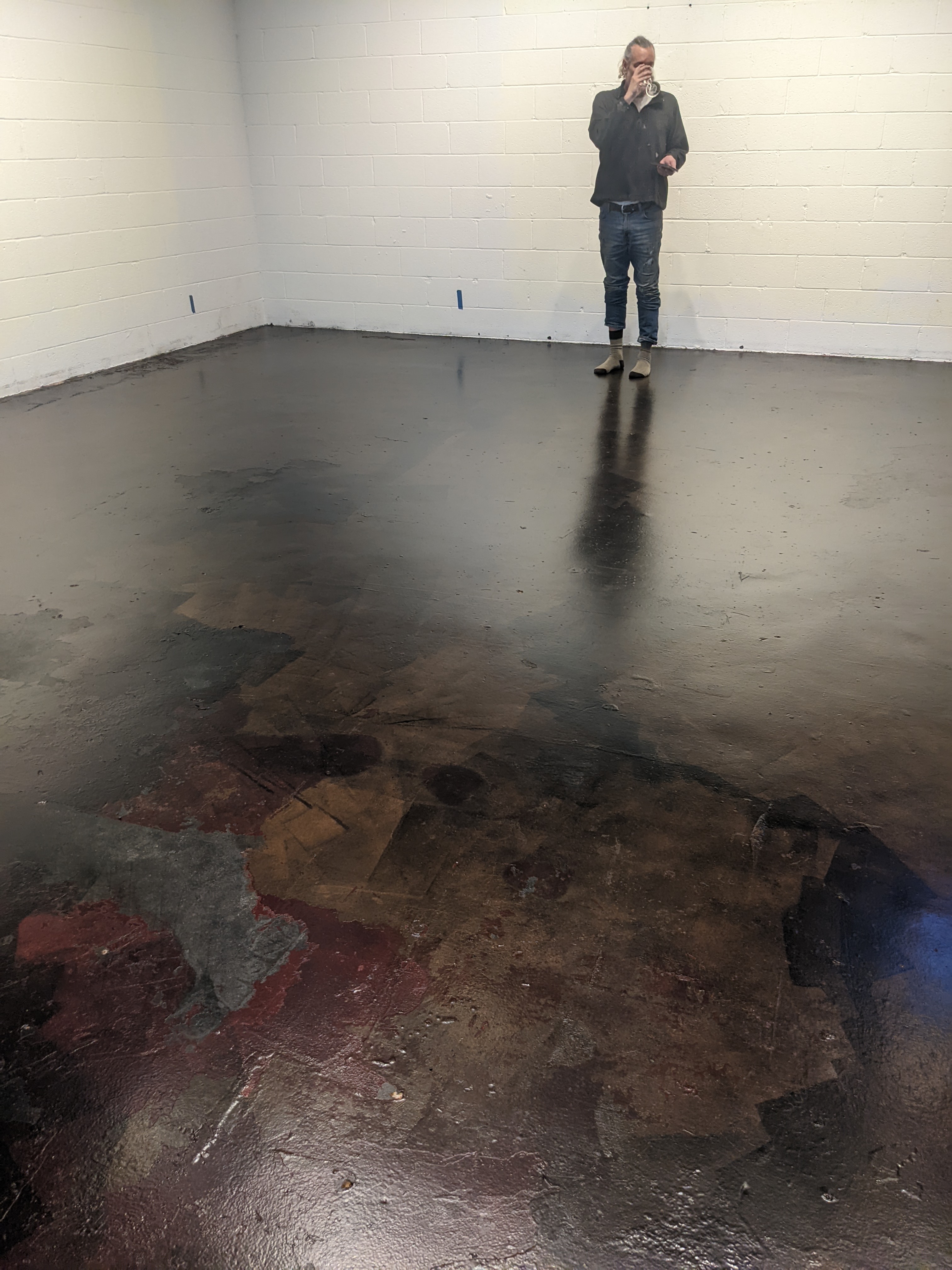 Polished concrete floor — large commercial space